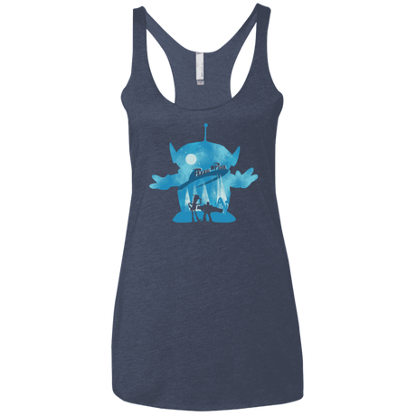 T-Shirts Vintage Navy / X-Small Toy Portrait Women's Triblend Racerback Tank