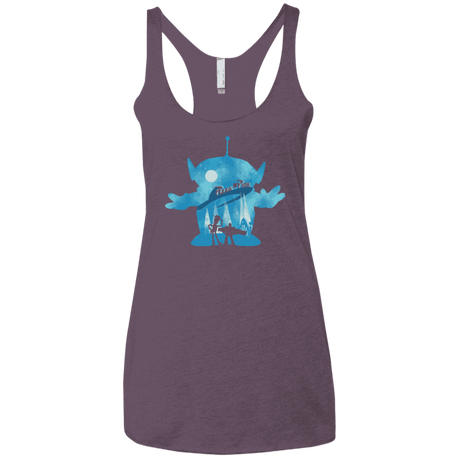 T-Shirts Vintage Purple / X-Small Toy Portrait Women's Triblend Racerback Tank