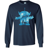T-Shirts Navy / YS Toy Portrait Youth Long Sleeve T-Shirt