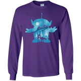 T-Shirts Purple / YS Toy Portrait Youth Long Sleeve T-Shirt