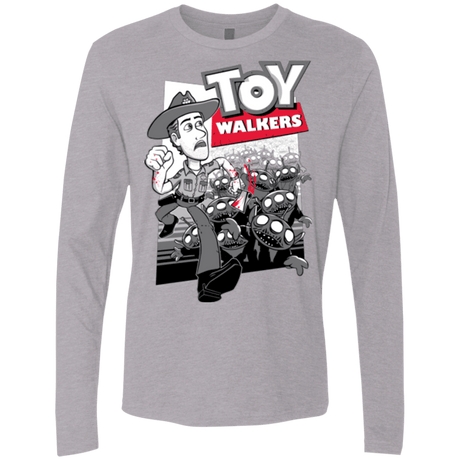 T-Shirts Heather Grey / Small Toy Walkers Men's Premium Long Sleeve