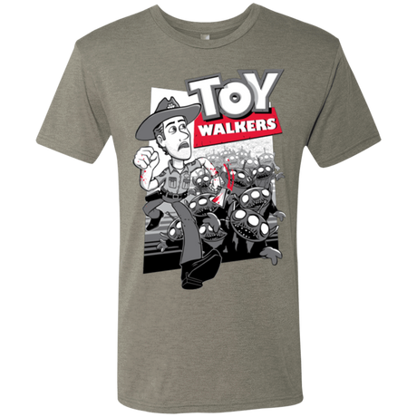 T-Shirts Venetian Grey / Small Toy Walkers Men's Triblend T-Shirt