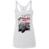 T-Shirts Heather White / X-Small Toy Walkers Women's Triblend Racerback Tank