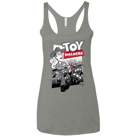 T-Shirts Venetian Grey / X-Small Toy Walkers Women's Triblend Racerback Tank