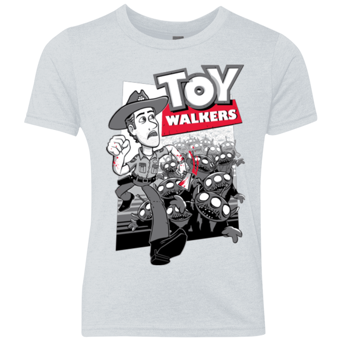 T-Shirts Heather White / YXS Toy Walkers Youth Triblend T-Shirt