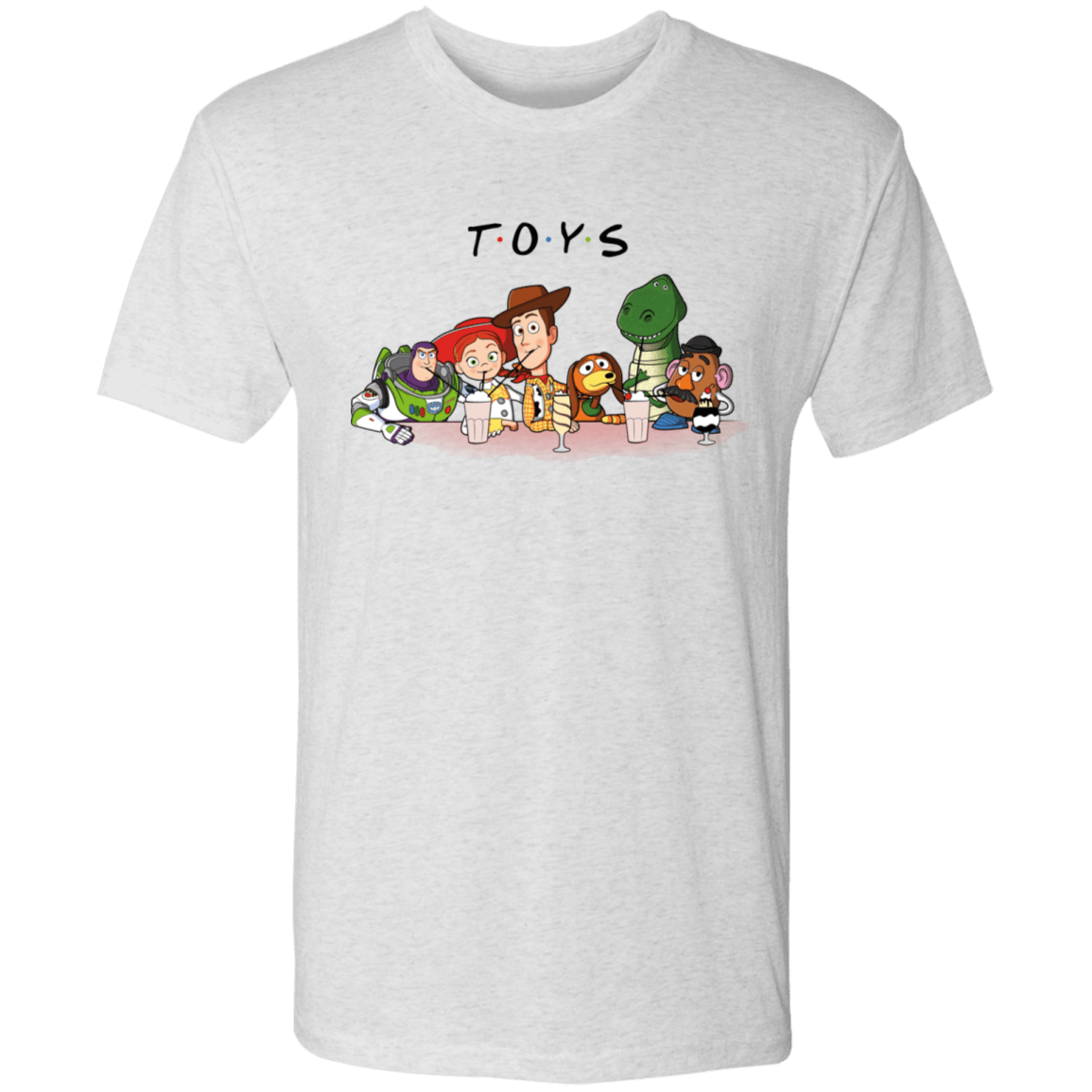 T-Shirts Heather White / S TOYS Men's Triblend T-Shirt