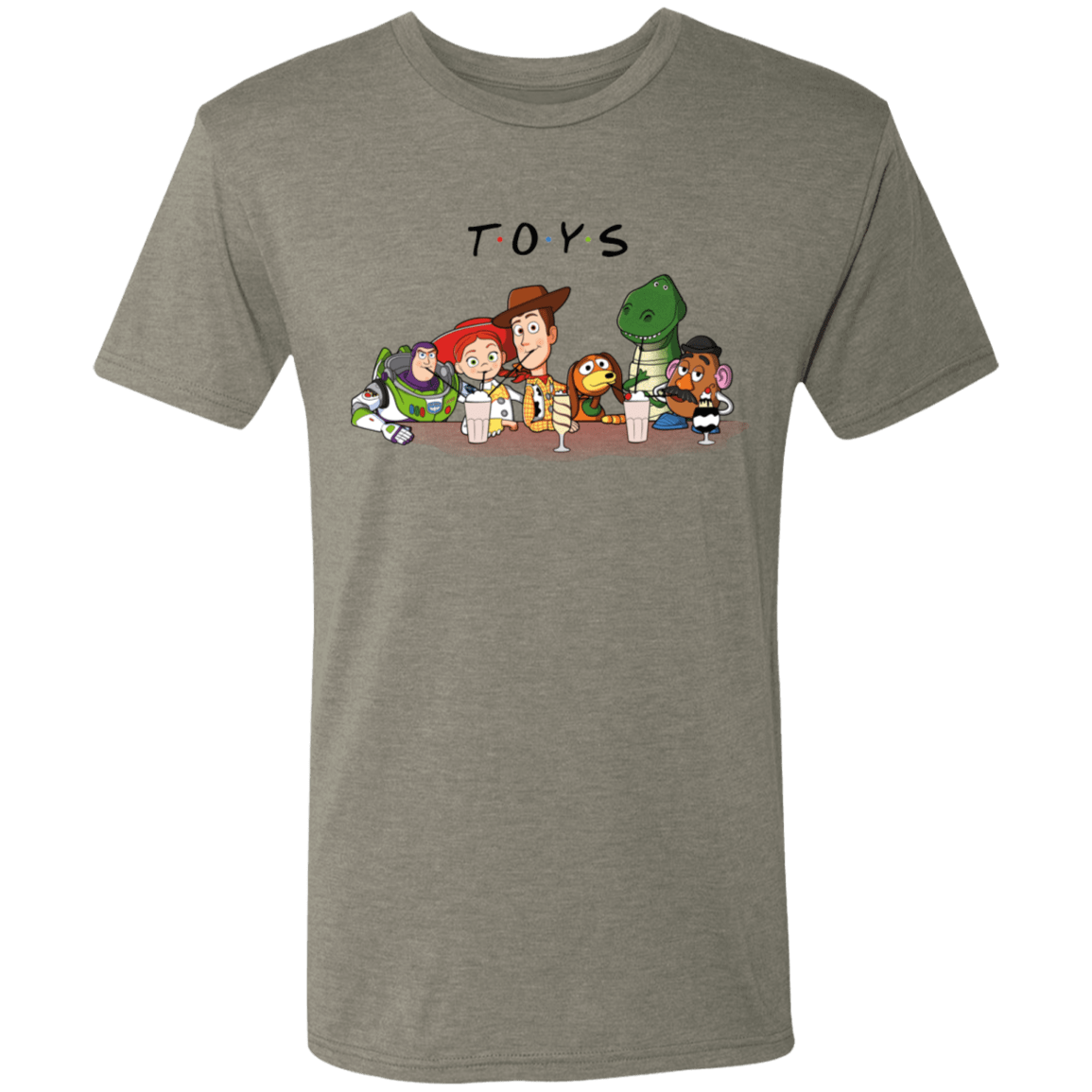 T-Shirts Venetian Grey / S TOYS Men's Triblend T-Shirt