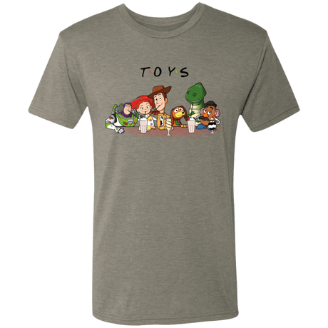 T-Shirts Venetian Grey / S TOYS Men's Triblend T-Shirt