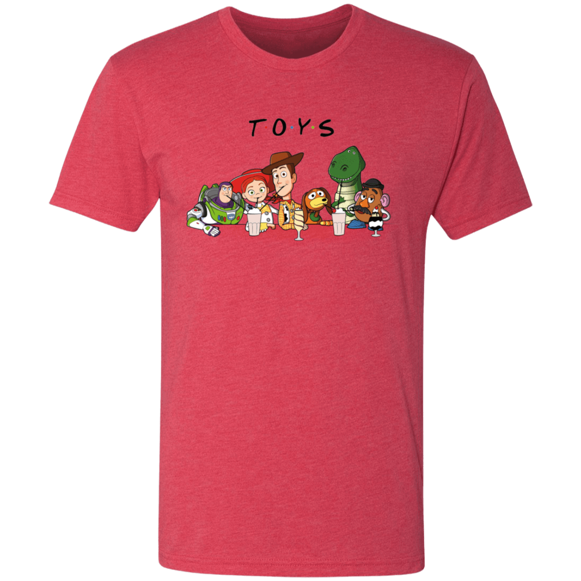 T-Shirts Vintage Red / S TOYS Men's Triblend T-Shirt