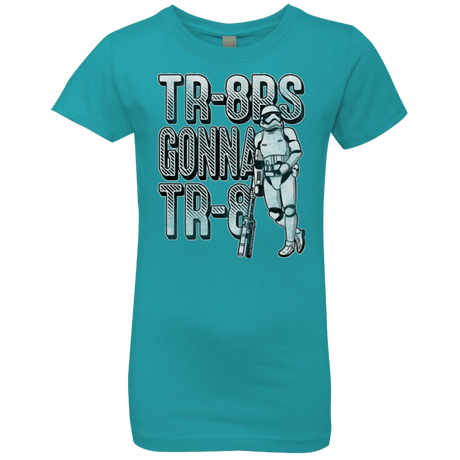 T-Shirts Tahiti Blue / YXS TR8R Girls Premium T-Shirt