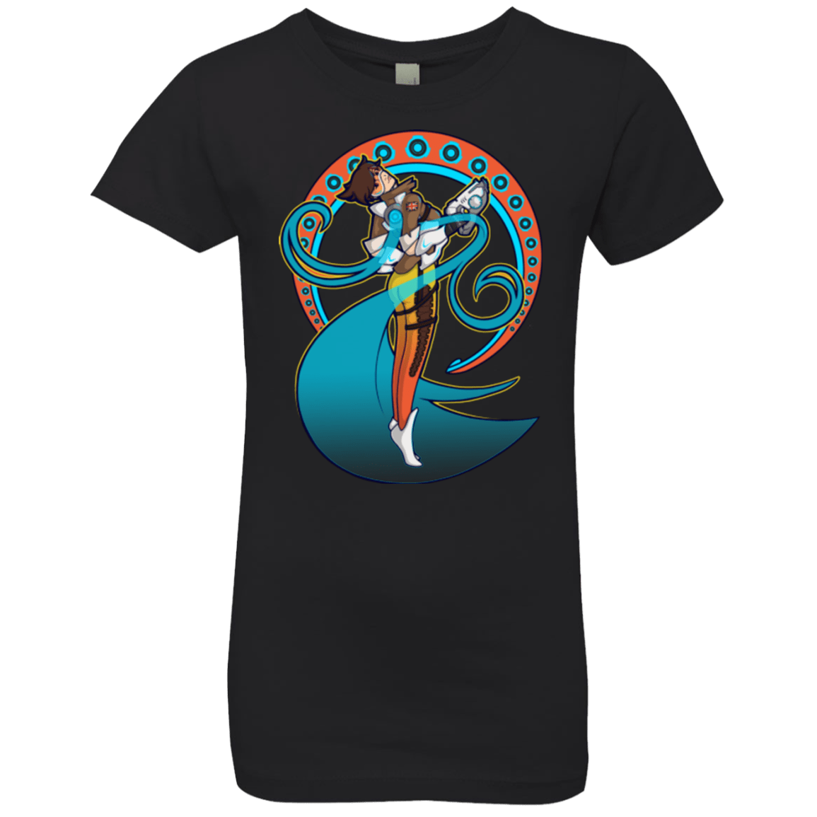 T-Shirts Black / YXS Tracer Nouveau Girls Premium T-Shirt