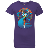 T-Shirts Purple Rush / YXS Tracer Nouveau Girls Premium T-Shirt