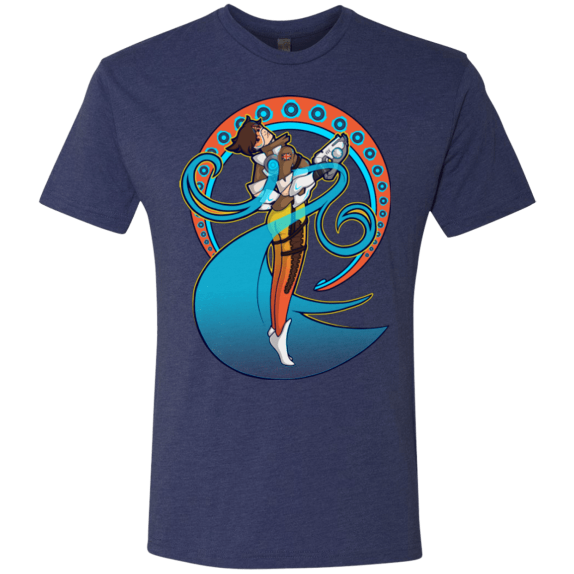 T-Shirts Vintage Navy / Small Tracer Nouveau Men's Triblend T-Shirt