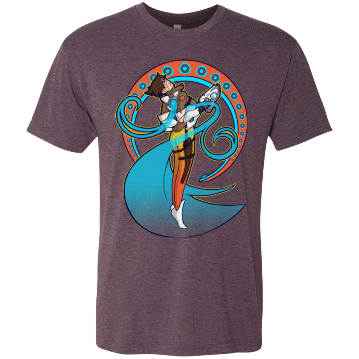 T-Shirts Vintage Purple / Small Tracer Nouveau Men's Triblend T-Shirt