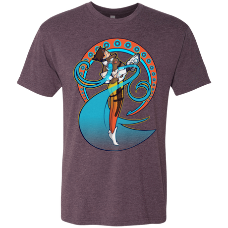 T-Shirts Vintage Purple / Small Tracer Nouveau Men's Triblend T-Shirt