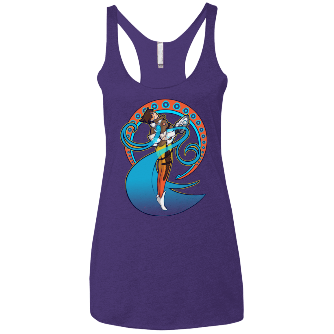 T-Shirts Purple / X-Small Tracer Nouveau Women's Triblend Racerback Tank