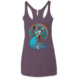 T-Shirts Vintage Purple / X-Small Tracer Nouveau Women's Triblend Racerback Tank