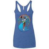 T-Shirts Vintage Royal / X-Small Tracer Nouveau Women's Triblend Racerback Tank