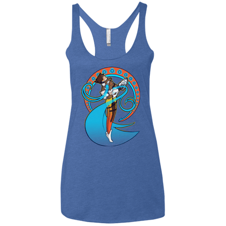 T-Shirts Vintage Royal / X-Small Tracer Nouveau Women's Triblend Racerback Tank