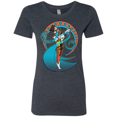 T-Shirts Vintage Navy / Small Tracer Nouveau Women's Triblend T-Shirt