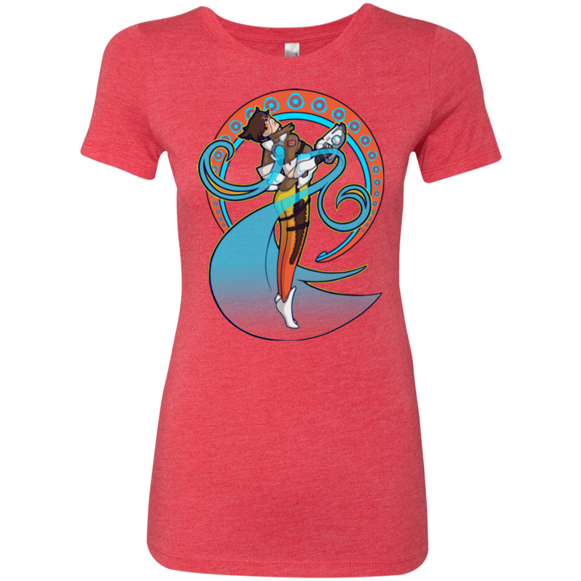 T-Shirts Vintage Red / Small Tracer Nouveau Women's Triblend T-Shirt