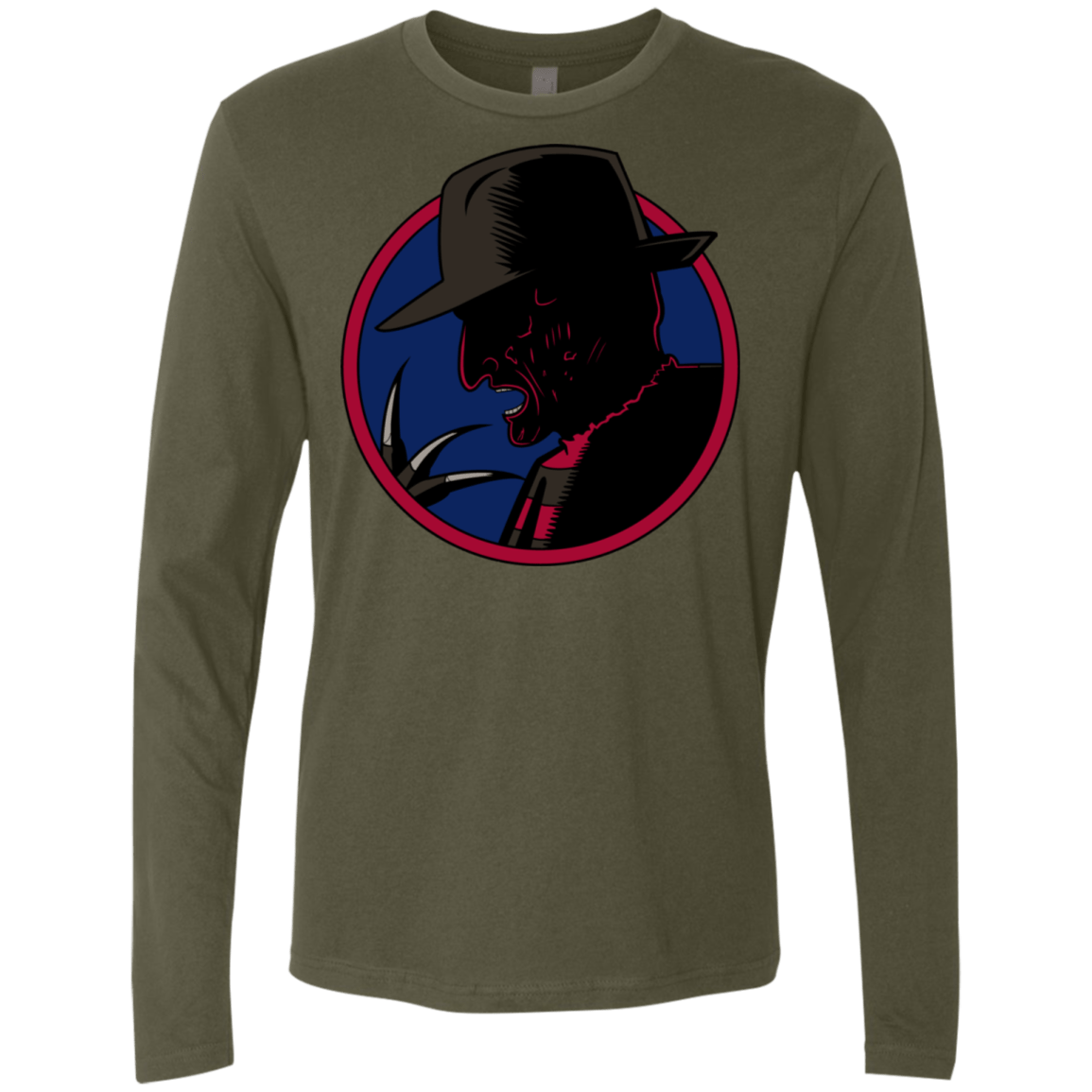 T-Shirts Military Green / S Tracy Nightmare Men's Premium Long Sleeve