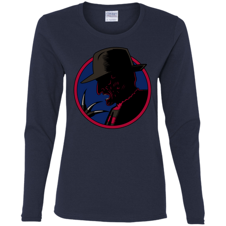 T-Shirts Navy / S Tracy Nightmare Women's Long Sleeve T-Shirt