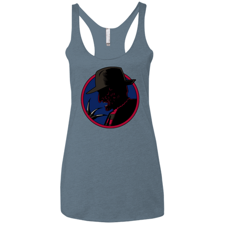 T-Shirts Indigo / X-Small Tracy Nightmare Women's Triblend Racerback Tank