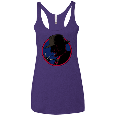 T-Shirts Purple Rush / X-Small Tracy Nightmare Women's Triblend Racerback Tank