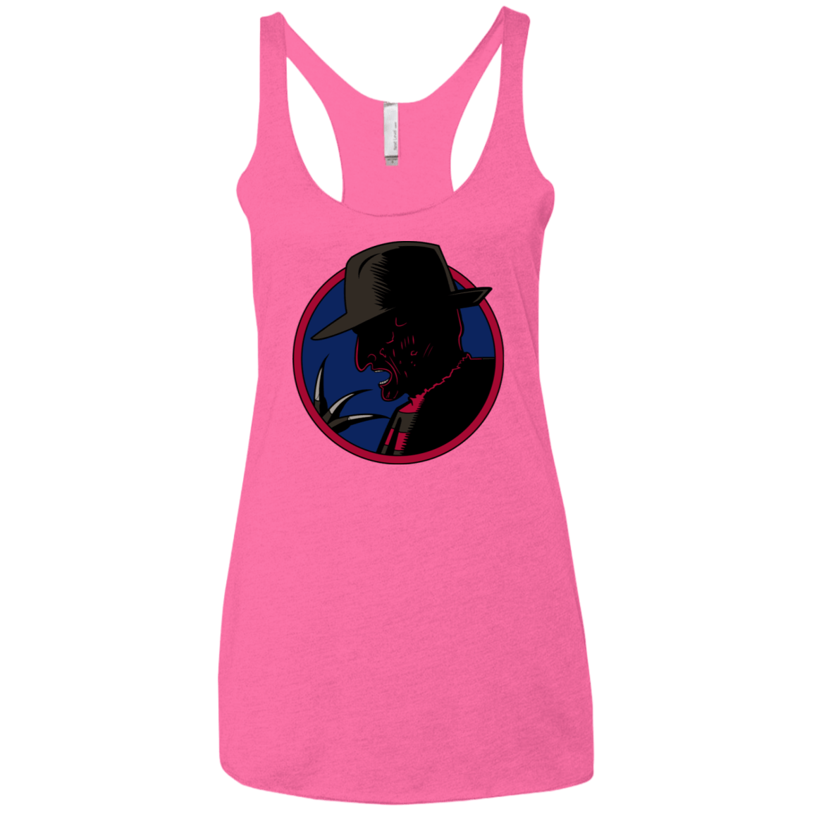T-Shirts Vintage Pink / X-Small Tracy Nightmare Women's Triblend Racerback Tank