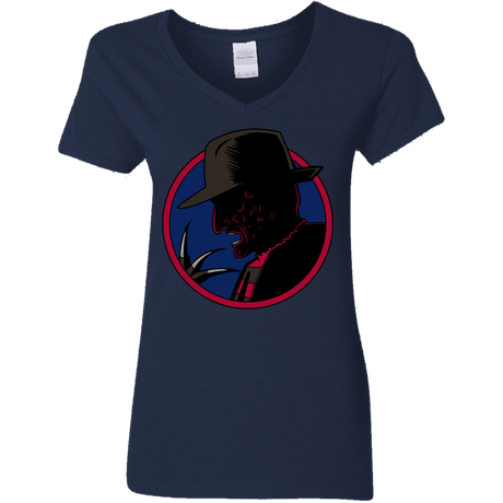 T-Shirts Navy / S Tracy Nightmare Women's V-Neck T-Shirt