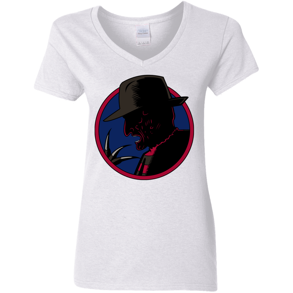 T-Shirts White / S Tracy Nightmare Women's V-Neck T-Shirt