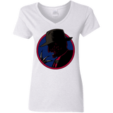 T-Shirts White / S Tracy Nightmare Women's V-Neck T-Shirt