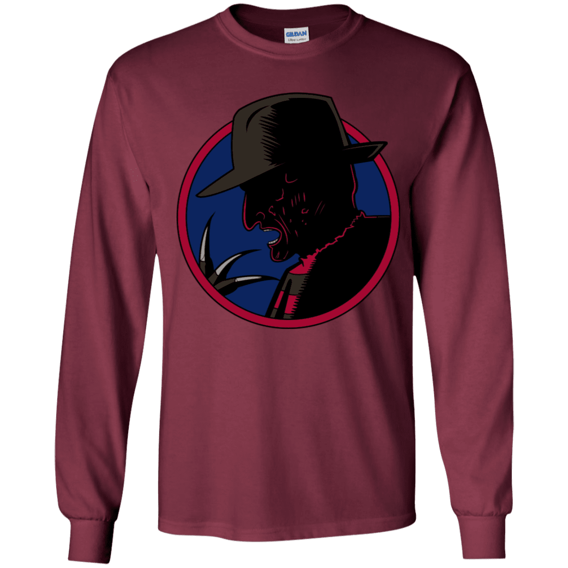 T-Shirts Maroon / YS Tracy Nightmare Youth Long Sleeve T-Shirt