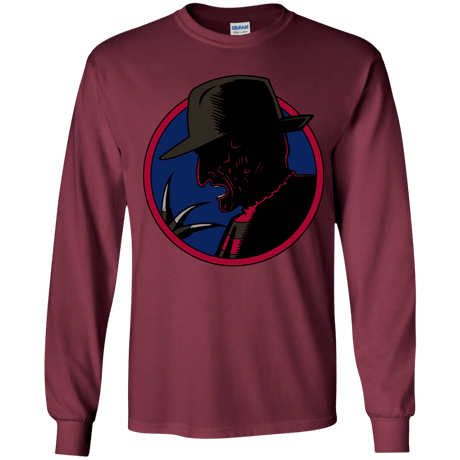 T-Shirts Maroon / YS Tracy Nightmare Youth Long Sleeve T-Shirt