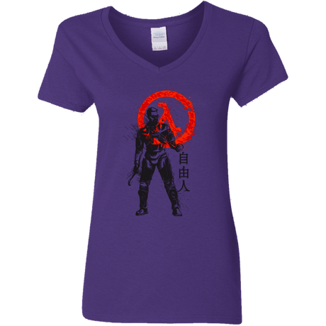 T-Shirts Purple / S Traditional Doctor Women's V-Neck T-Shirt