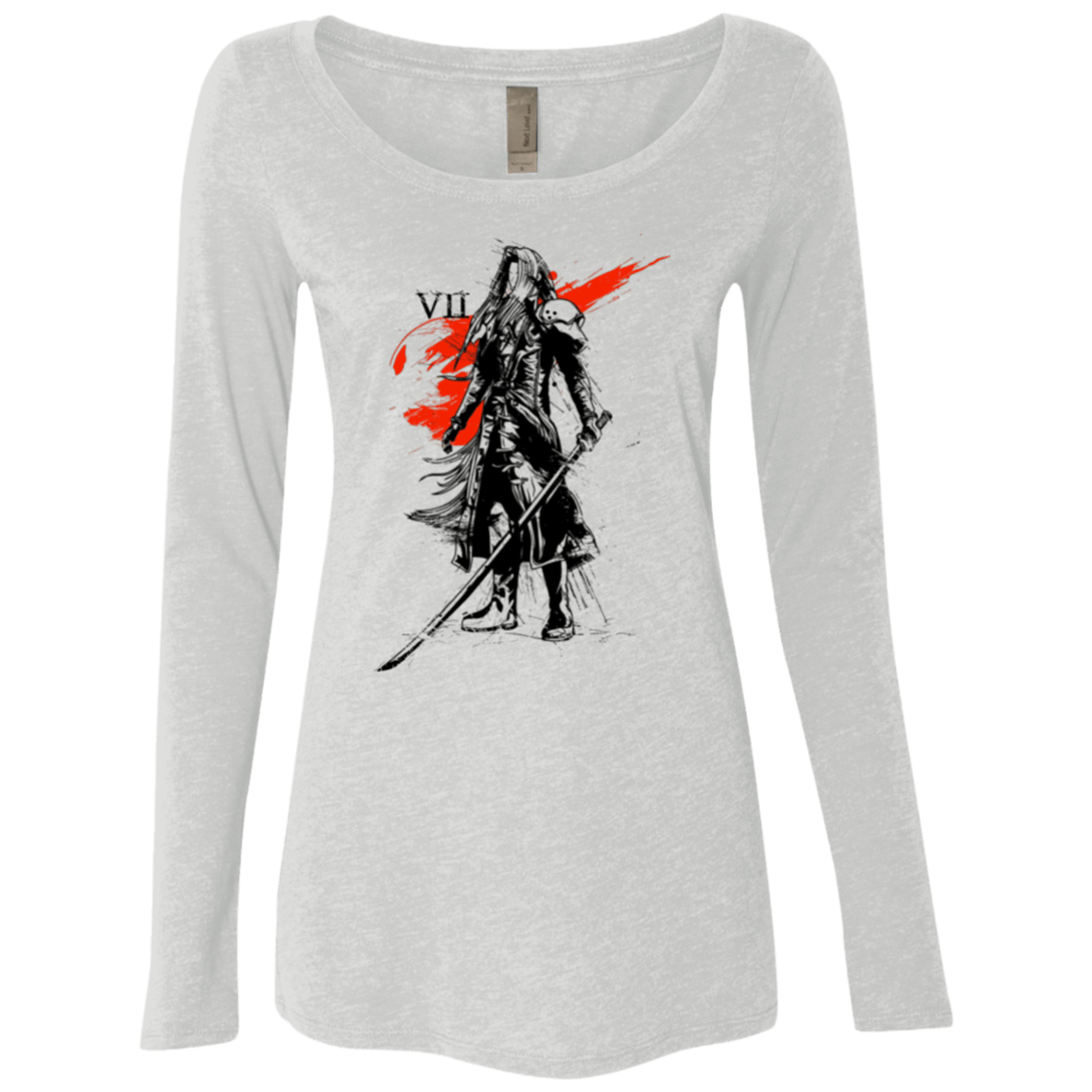 T-Shirts Heather White / Small Traditional exsoldier Women's Triblend Long Sleeve Shirt
