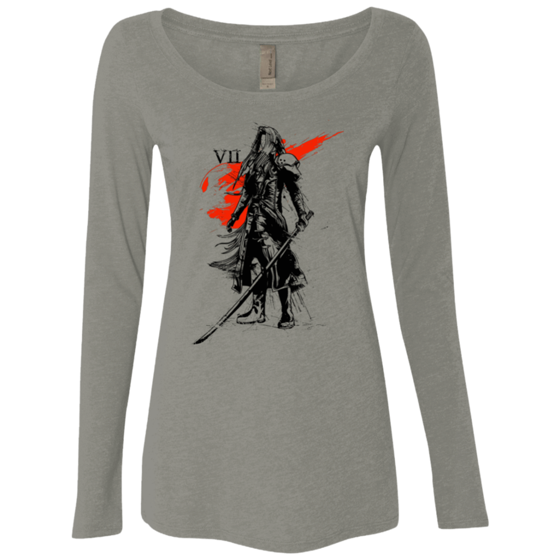T-Shirts Venetian Grey / Small Traditional exsoldier Women's Triblend Long Sleeve Shirt