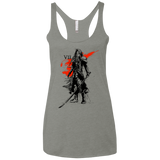 T-Shirts Venetian Grey / X-Small Traditional exsoldier Women's Triblend Racerback Tank