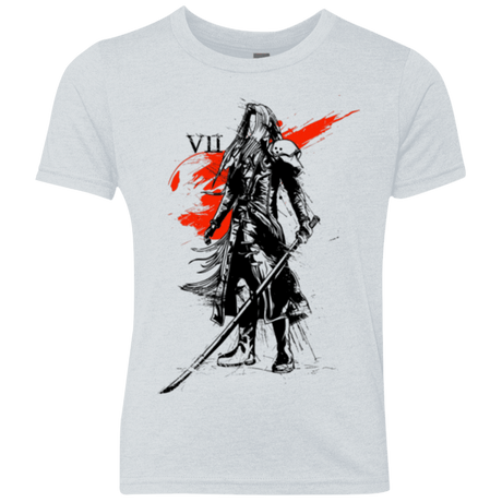 T-Shirts Heather White / YXS Traditional exsoldier Youth Triblend T-Shirt