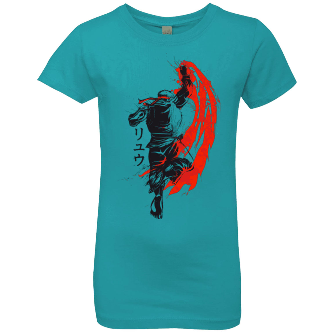 T-Shirts Tahiti Blue / YXS Traditional Fighter Girls Premium T-Shirt