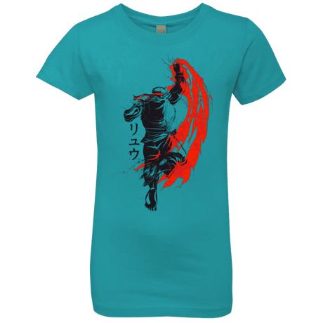 T-Shirts Tahiti Blue / YXS Traditional Fighter Girls Premium T-Shirt