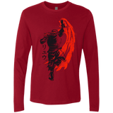 T-Shirts Cardinal / Small Traditional Fighter Men's Premium Long Sleeve