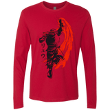T-Shirts Red / Small Traditional Fighter Men's Premium Long Sleeve
