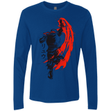 T-Shirts Royal / Small Traditional Fighter Men's Premium Long Sleeve