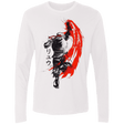 T-Shirts White / Small Traditional Fighter Men's Premium Long Sleeve