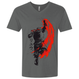 T-Shirts Heavy Metal / X-Small Traditional Fighter Men's Premium V-Neck