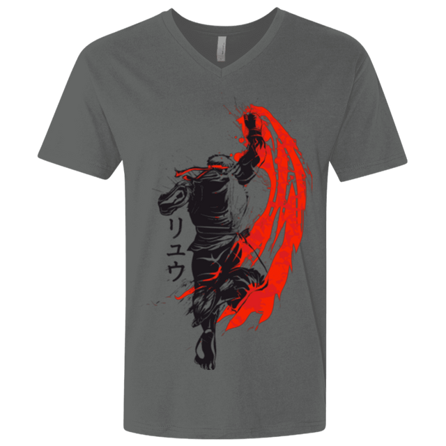 T-Shirts Heavy Metal / X-Small Traditional Fighter Men's Premium V-Neck