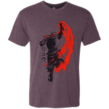T-Shirts Vintage Purple / Small Traditional Fighter Men's Triblend T-Shirt