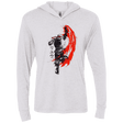 T-Shirts Heather White / X-Small Traditional Fighter Triblend Long Sleeve Hoodie Tee